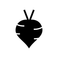 turnip icon or logo isolated sign symbol vector illustration - high quality black style vector icons
