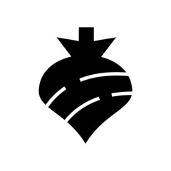 turnip icon or logo isolated sign symbol vector illustration - high quality black style vector icons
