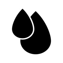 Fototapeta premium water droplet icon or logo isolated sign symbol vector illustration - high quality black style vector icons 