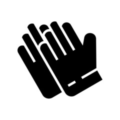Obraz premium work gloves icon or logo isolated sign symbol vector illustration - high quality black style vector icons 