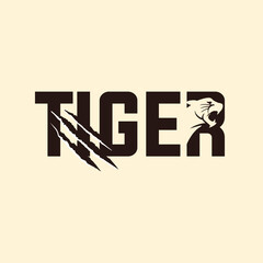 Obraz premium Basic RGB letter TIGER logo 