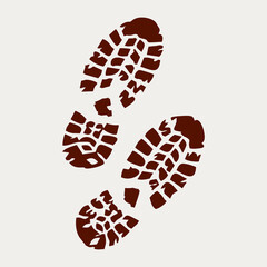 mountain climbing shoe trail