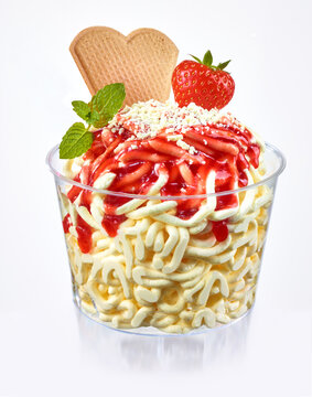 Spaghetti-Eis