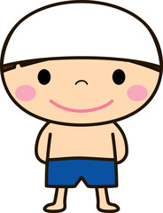 水泳をする子供