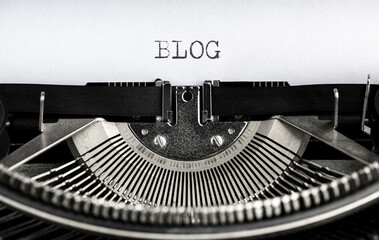 Typewriter - Blog