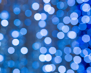 Fototapeta premium Bokeh lights in the background of the wedding