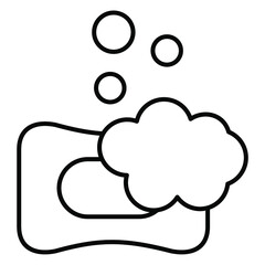 soap outline icon