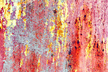Metal texture with scratches and cracks which can be used as a background