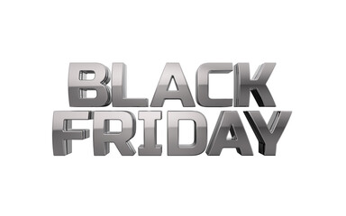 BLACK FRIDAY LOGO 3D