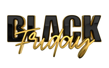 BLACK FRIDAY LOGO 3D