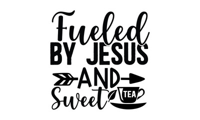 Tea SVG T shirt Design Template