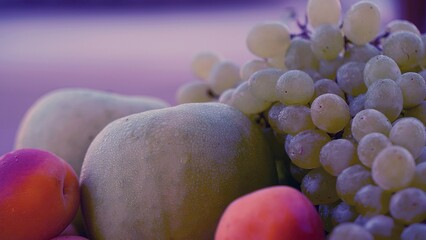 Apple Fruits Color Closeup Texture Background