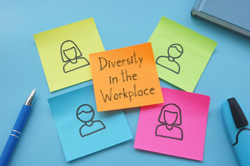 Diversity in the Workplace is shown on the business photo using the text