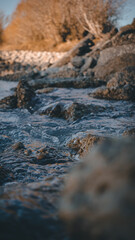 water and rocks