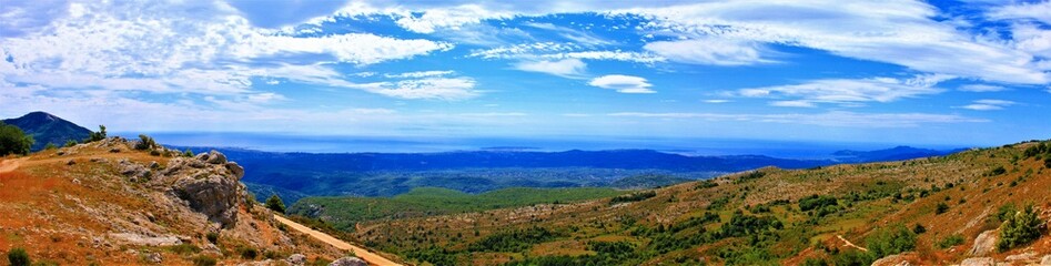 panorama c&ocirc;te d'azur 