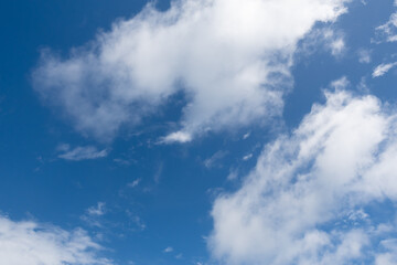 blue sky with clouds
