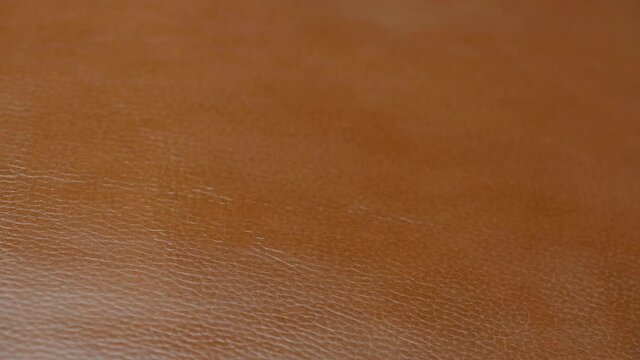 vintage brown leather luxury sofa texture 4k clip video