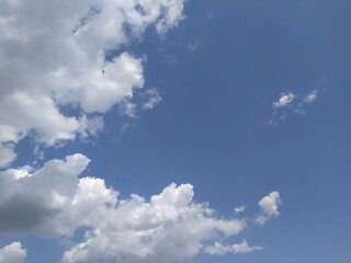 blue sky with clouds