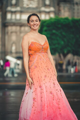 woman in dress