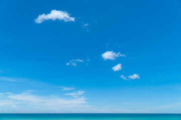 blue sky with clouds