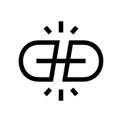 Obraz premium broken link icon or logo isolated sign symbol vector illustration - high quality black style vector icons 