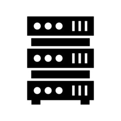 database icon or logo isolated sign symbol vector illustration - high quality black style vector icons
