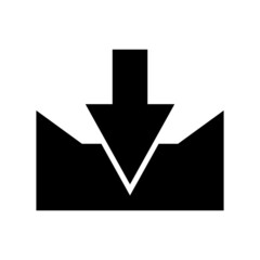 download icon or logo isolated sign symbol vector illustration - high quality black style vector icons
