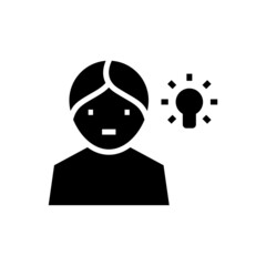 idea icon or logo isolated sign symbol vector illustration - high quality black style vector icons
