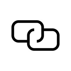 link icon or logo isolated sign symbol vector illustration - high quality black style vector icons
