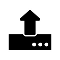 upload icon or logo isolated sign symbol vector illustration - high quality black style vector icons
