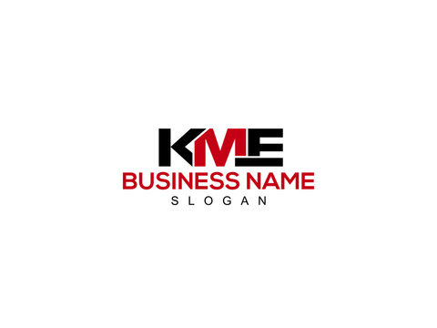 Letter KME Logo, Creative kme Logo Letter Vector Stock
