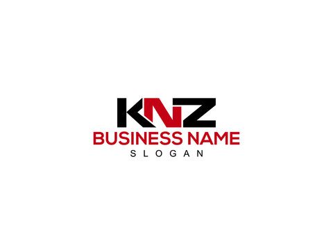 Letter KNZ Logo, Creative knz Logo Letter Vector Stock