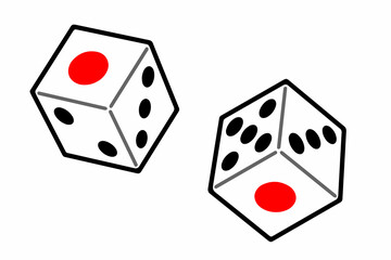 サイコロのベクターアイコン