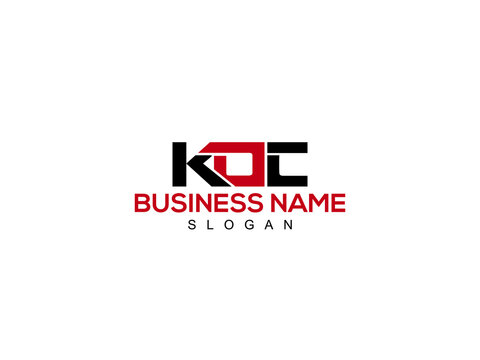 Letter KOC Logo, Creative koc Logo Letter Vector Stock