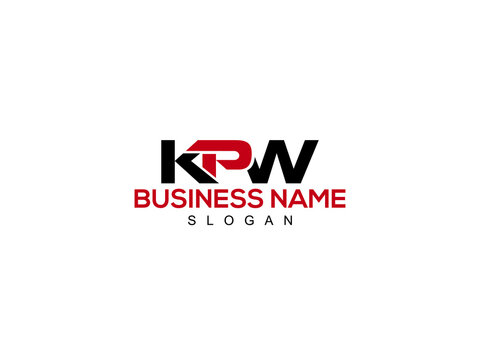 Letter KPW Logo, Creative kpw Logo Letter Vector Stock