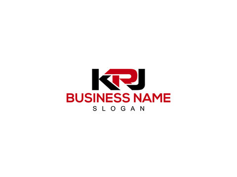 Letter KRJ Logo, Creative krj Logo Letter Vector Stock