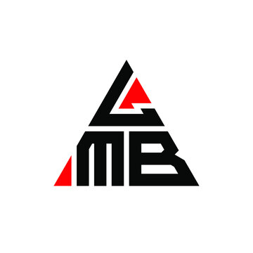 LMB triangle letter logo design with triangle shape. LMB triangle logo design monogram. LMB triangle vector logo template with red color. LMB triangular logo Simple, Elegant, and Luxurious Logo. LMB 