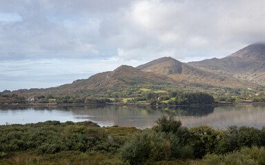 Light on Mountains at Entrance to Adrigole Harbour, County Cork