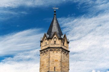 Fototapeta na wymiar Rathausturm in Stadtilm, Thüringen