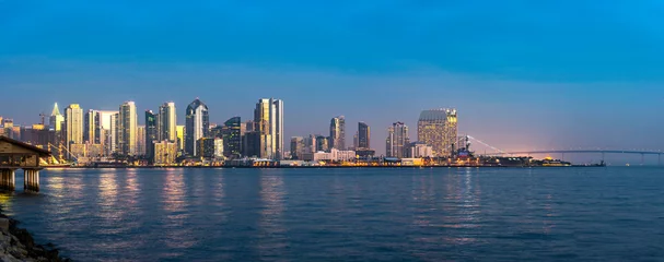 Gordijnen San Diego skyline © John