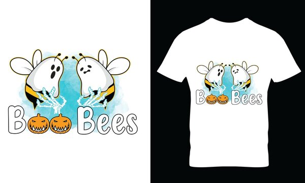 boo bees t shirt design 