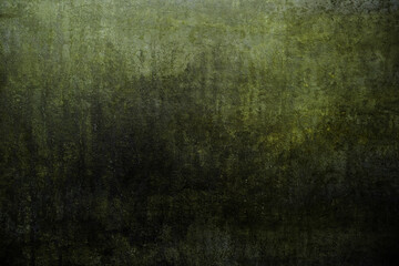 Dark green wall grunge texture