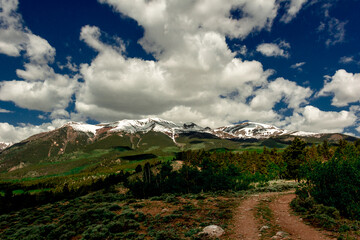 landscape with sky and clouds