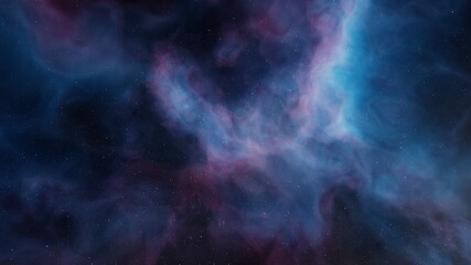 nebula gas cloud in deep outer space © ANDREI