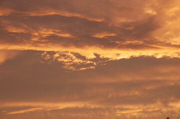 clouds at sunset