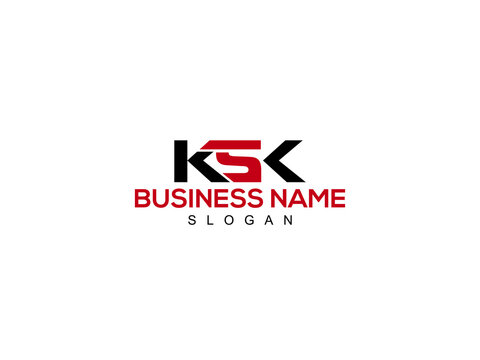 Letter KSK Logo, Creative ksk Logo Icon Design
