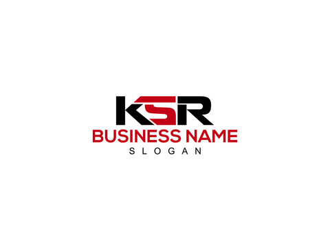Letter KSR Logo, Creative ksr Logo Letter Vector Stock