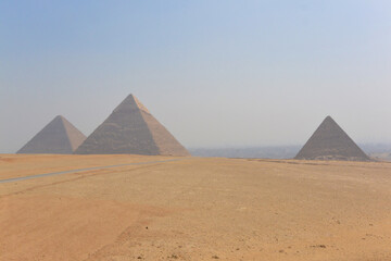 Fototapeta na wymiar Pyramids of Giza, Egypt