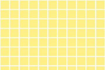  tile mosaic, yellow fabric, yellow background with squares	
