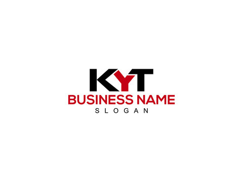 Alphabet KYT Logo Letter Vector Stock
